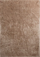 Beige Area Rugs - 63 x 86" x 2.7" Beige Polyester Area Rug
