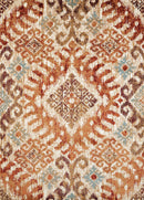 Modern Carpet - 118" x 158" x 0.39" Crimson Olefin Rug