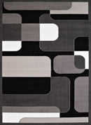 Christmas Rugs - 22" x 36" x 0.4" Grey Olefin Accent Rug