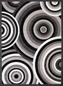 Cheap Runner Rugs - 33" x 86" x 0.4" Grey Olefin Runner Rug