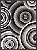 Christmas Rugs - 94" x 126" x 0.4" Grey Olefin Oversize Rug