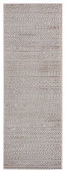 Cheap Runner Rugs - 31" x 86" x 0.39" Wheat Polyester/Olefin Runner Rug