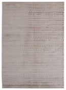 Silver Rug - 63" x 86" x 0.39" Wheat Polyester/Olefin Area Rug