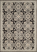 Rugs - 63" x 90" x 0.39" Onyx Polyester Area Rug
