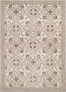 Cream Area Rug - 31" x 90" x 0.39" Cream Polyester Mat Rug