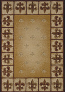 Gray Area Rug - 94" x 126" x 0.4" Linen Polypropylene Oversize Rug