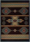 Rugs - 31" x 88" x 0.47" Smoke Blue Polypropylene Runner Rug