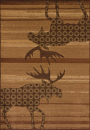 Rugs - 31" x 88" x 0.47" Toffee Polypropylene Runner Rug