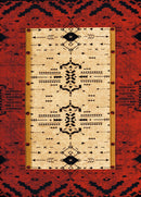 Living Room Rugs - 31" x 88" x 0.47" Terracotta Polypropylene RunnerRug