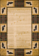 Natural Rug - 22" x 36" x 0.45" Natural Polypropylene Accent Rug