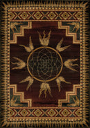 Rugs For Sale - 23" x 88" x 0.45" Lodge Polypropylene Runner Rug