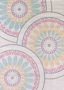 Olefin Rug - 94" x 126" x 0.47" Natural Polypropylene/Polyester Oversize Rug