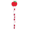 36CT PENCIL AND ERASER TOPPER APPLE-Supplies-JadeMoghul Inc.