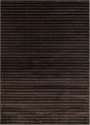 Indoor Outdoor Rugs - 31" x 81" x 0.79" Brown Polyester/Olefin Runner Rug