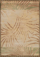 Bedroom Rugs - 118" x 158" x 0.3" Seafoam Polyester/Olefin Rug