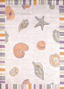 Modern Rugs - 63" x 86" x 0.43" Natural Polypropylene Area Rug