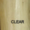 Tall Dresser - 55.5" X 20" X 32" Clear Wood 6 Drawer Dresser