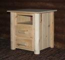 Nightstands For Sale - 21.5" X 23" X 23" Natural Wood 2 Drawer Nightstand