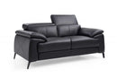 Loveseats For Sale - 68" X 43" X 39" Black Stainless Steel Love Seat