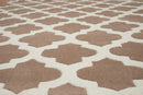 Entryway Rug - 23" x 86" x 0.46" Taupe Polyester Runner Rug