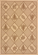 Best Carpet - 31" x 50" x 0.2" Brown Polypropylene/Olefin Accent Rug
