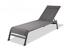 Rustic Furniture - 23" X 81" X 13" White Aluminum Chaise