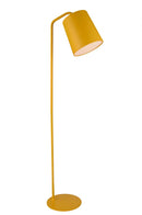 Cheap Lamps - 12" X 12" X 73" Yellow Carbon Floor Lamp