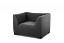 Loveseats For Sale - 51" X 33" X 27" Dark Charcoal Fabric Love Seat