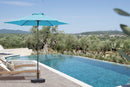 Rustic Furniture - 87" X 87" X 99" Blue iron Umbrella