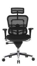 Office Chair - 26.5" x 29" x 46" Black Fabric Mesh Chair