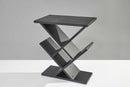 Accent Table with Storage - 19" X 12" X 21.5" Black Accent Table