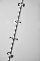 Clothes Rack - 30.71" X 41.34" X 71" Brushed Steel Coat Rack