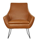 Office Chair - 33" X 30.5" X 37" Brown  Chair