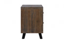 Nightstands For Sale - 18" X 22" X 26" Brown Pine Wood And Mdf Nightstand