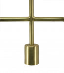 Light Lamp - 2" X 11" X 19" Matte Brass Iron Pendant Lamp