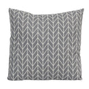 Down Pillows - 18" X 5.5" X 18" Grey Cotton Polyester Pillow