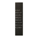 Black Art - 11.81" X 1.18" X 44.09" Black Mdf Wall Art