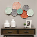 Metal Wall Decor - 39" X 2.36" X 19" Multi Metal Wall Decor