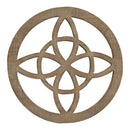 Cheap Wall Decor - 14" X 0.5" X 14" Brown Mdf Wall Decor