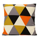 Down Pillows - 18" X 5.5" X 18" Multi Cotton Polyester Square Pillow