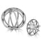 Decoration Ideas - 8" X 8" X 7" Silver Aluminum Large Sphere
