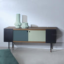 Tall Chest of Drawers - 53.3" x 53.3" x 40" Multi Veneer Chest