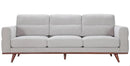 Couches - 93" X 37" X 36" Light Taupe Polyester Sofa