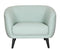 Modern Lounge Chair - 35" X 34" X 32" Mint Polyester Chair