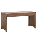 Wooden Desk - 60" X 24" X 30'.5" Cappuccino Wood Writing Desk