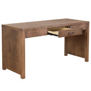 Wooden Desk - 60" X 24" X 30'.5" Cappuccino Wood Writing Desk