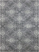Wool Rugs 8x10 - 8" X10" X 0.5" Blue Wool Area Rug