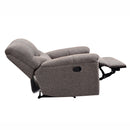 Best Recliners - 36'.22" X 41'.33" X 39'.8" Brown Fabric Manual Recliner