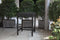 Bar Table Set - 42'.5" X 29" X 29" Clear Glass, Aluminum and Wicker Bar Table Set
