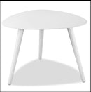 Sofa Side Table - 14" X 19" X 17" Powder Coated Aluminum Small Side Table